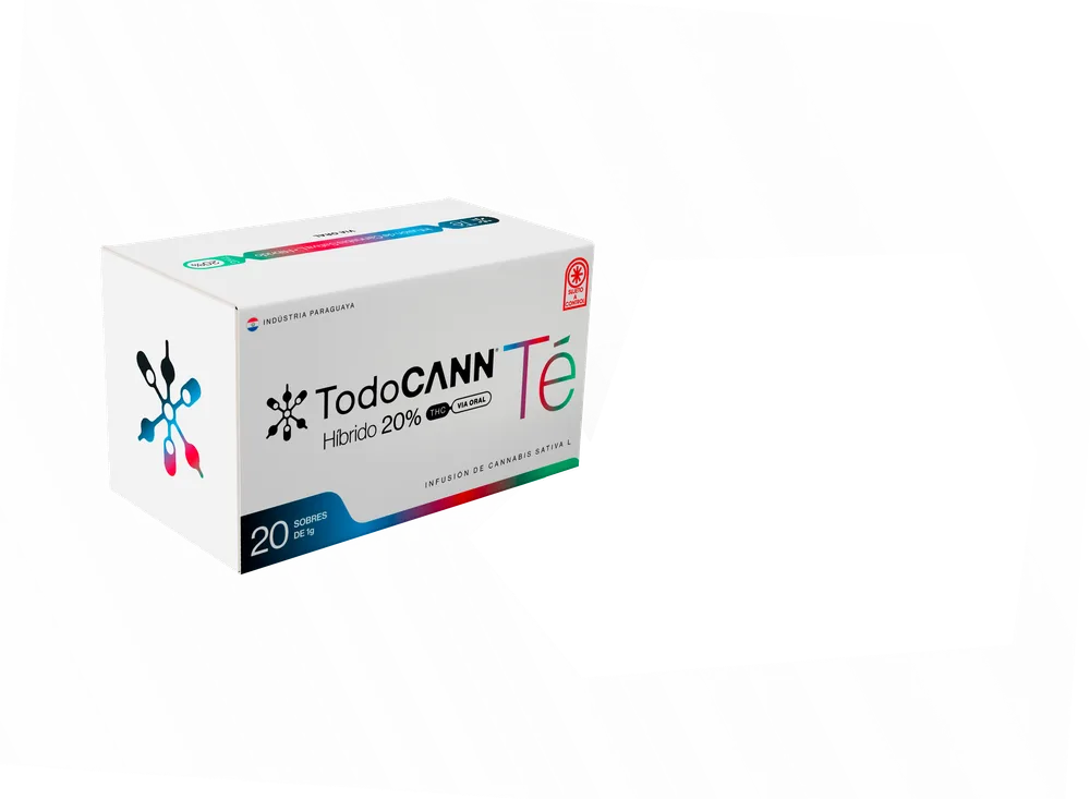 TodoCann Chá Híbrido 20% - 20 sachês
